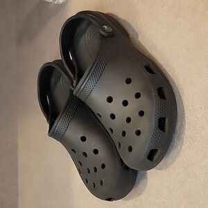 Crocs Classic Black Clog - Size Men's 8 Women's 10